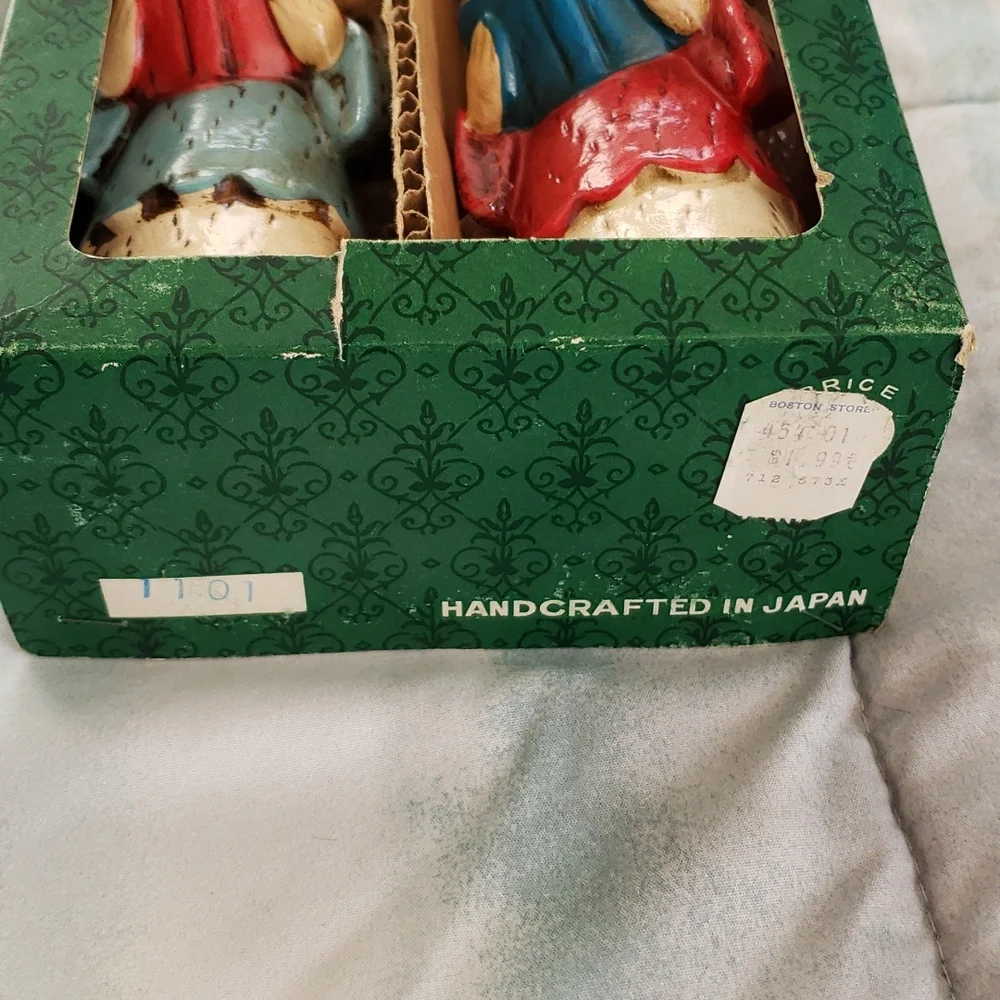 Vintage Choir Boys Christmas Holiday Decorations with Original Box - Picture 2 of 12
